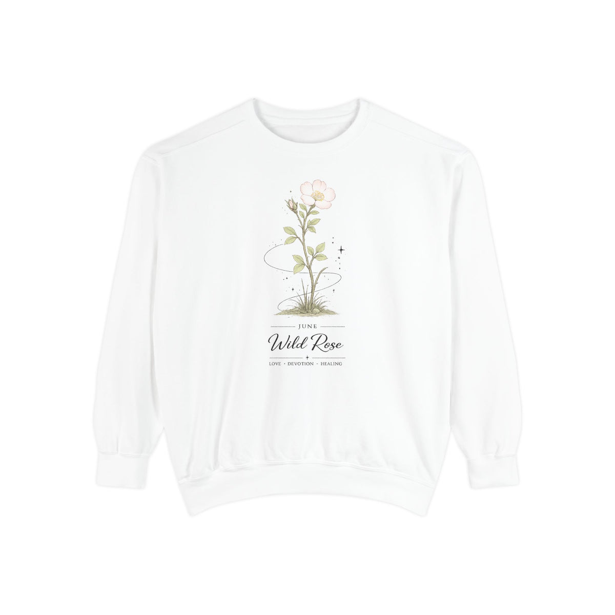 June Birth Flower Sweatshirt