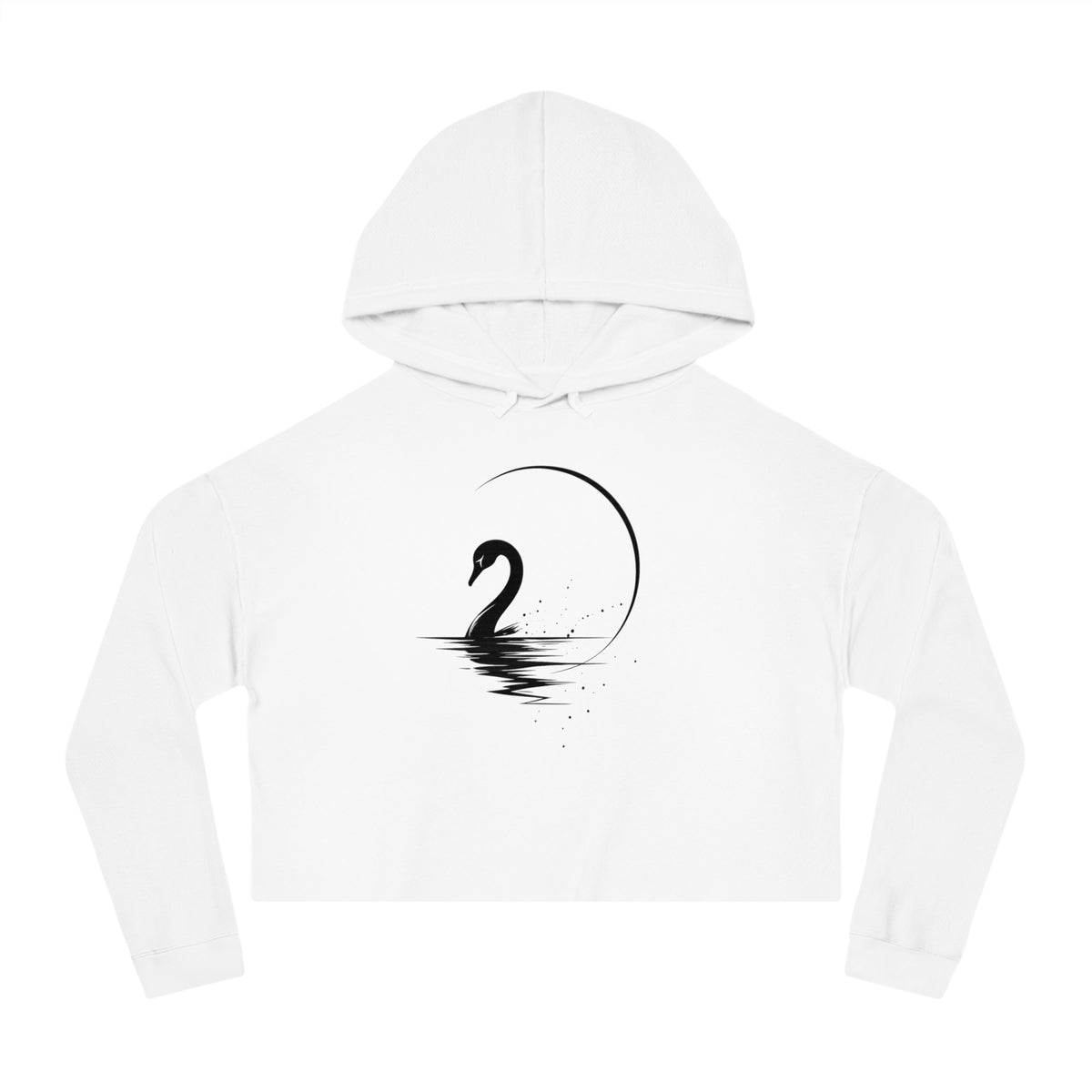 Moonlit Cropped Hooded Sweatshirt