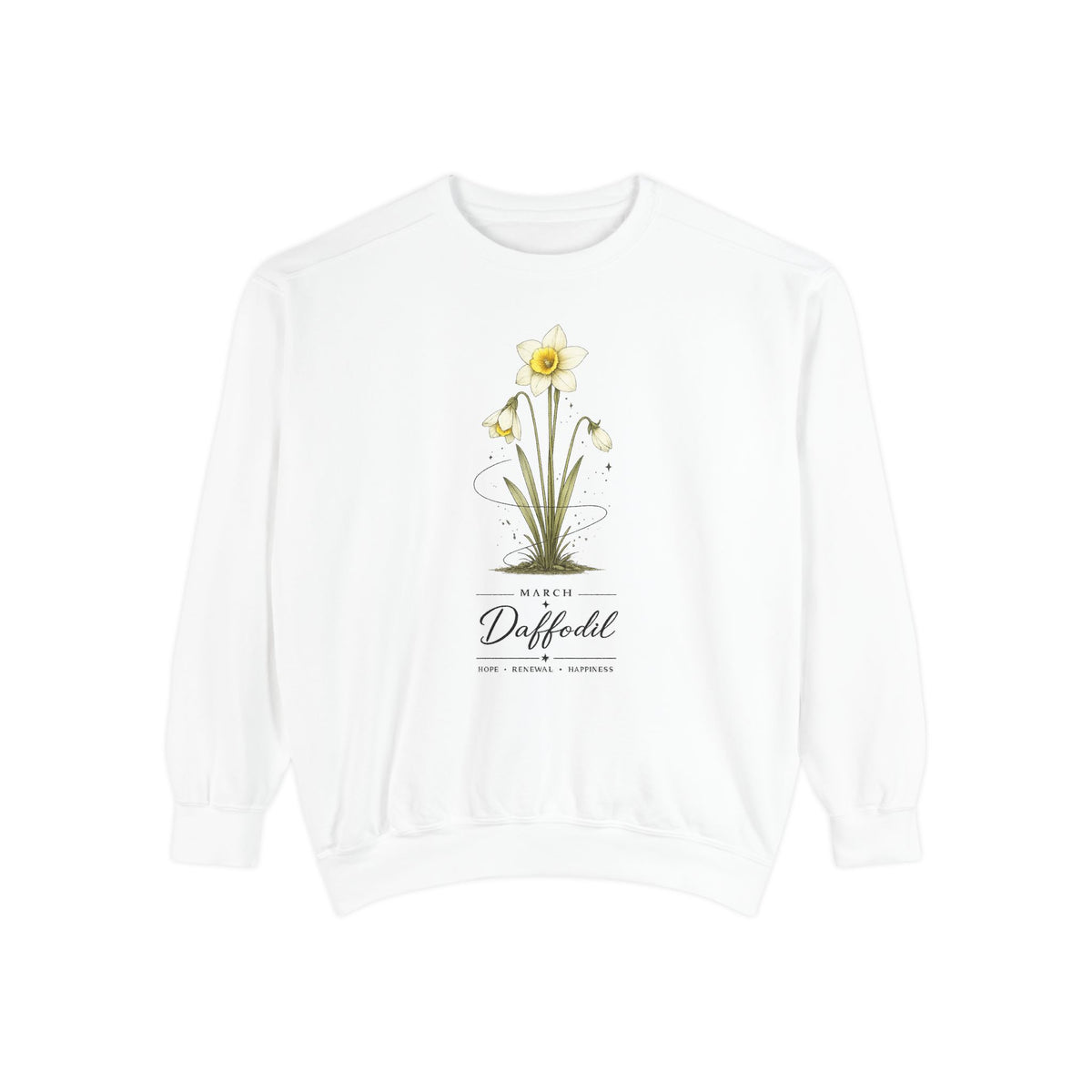 March Birth Flower Sweatshirt