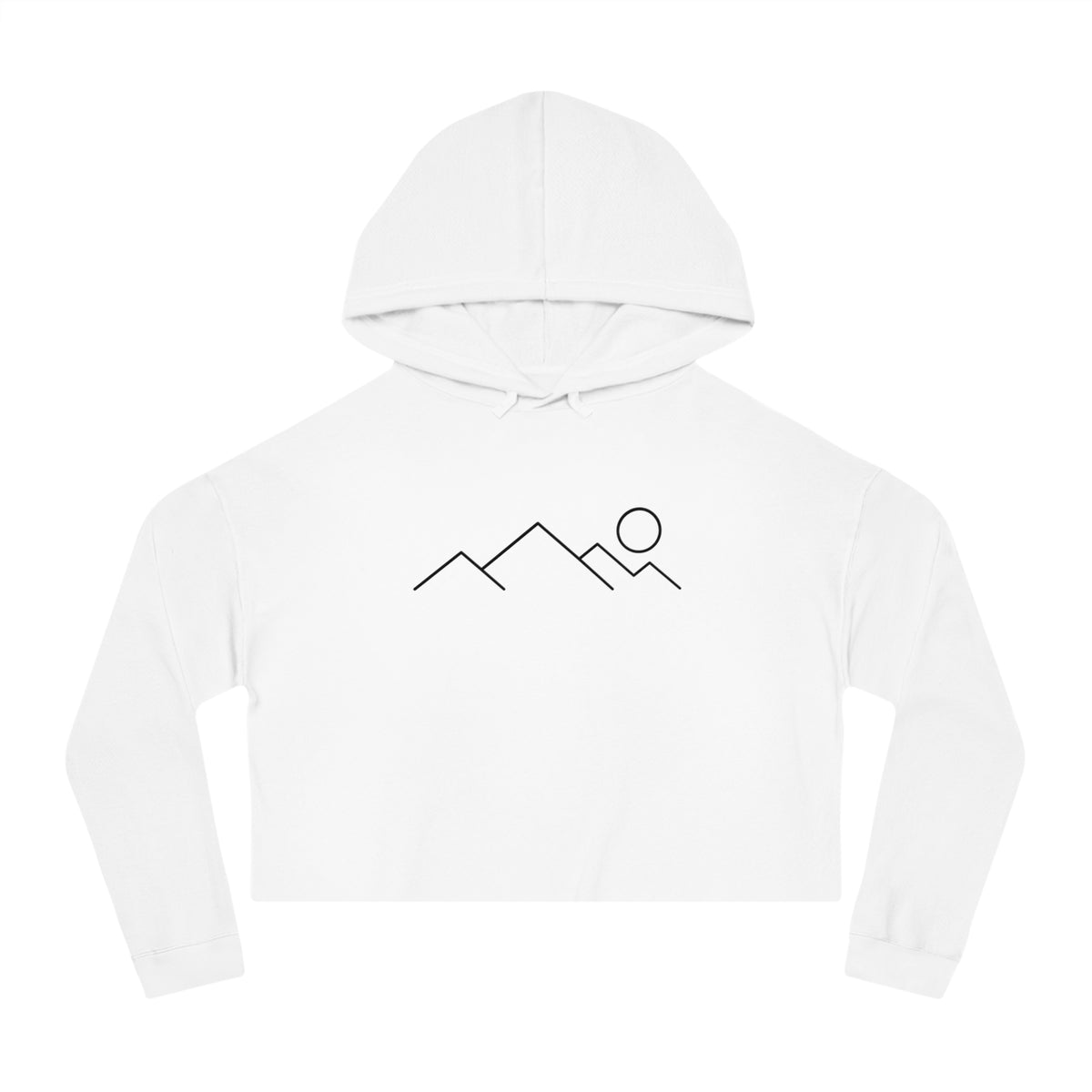 Mountain Majesty Cropped Hooded Sweatshirt