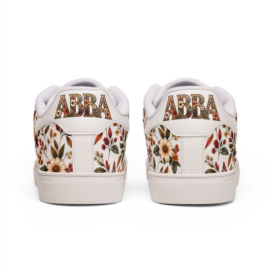 Abba Low-Top Leather Sneakers