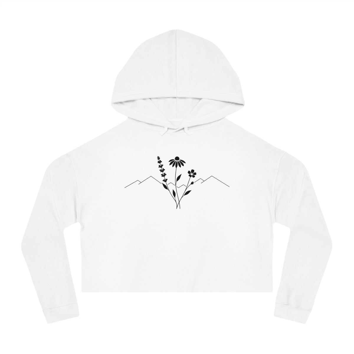 Wildflower Horizon Cropped Hooded Sweatshirt