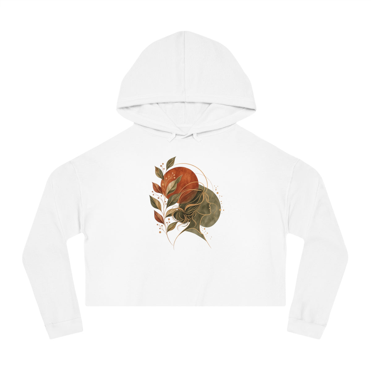 In Her Element Cropped Hooded Sweatshirt