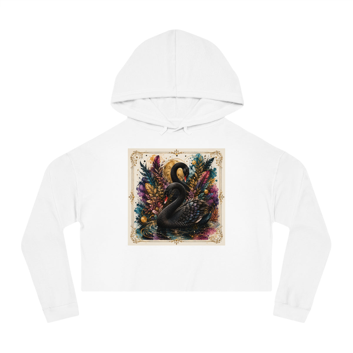 Velvet Flight Cropped Hooded Sweatshirt