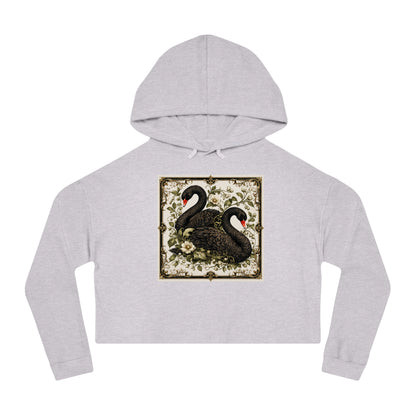 Botanical Flight Cropped Hooded Sweatshirt