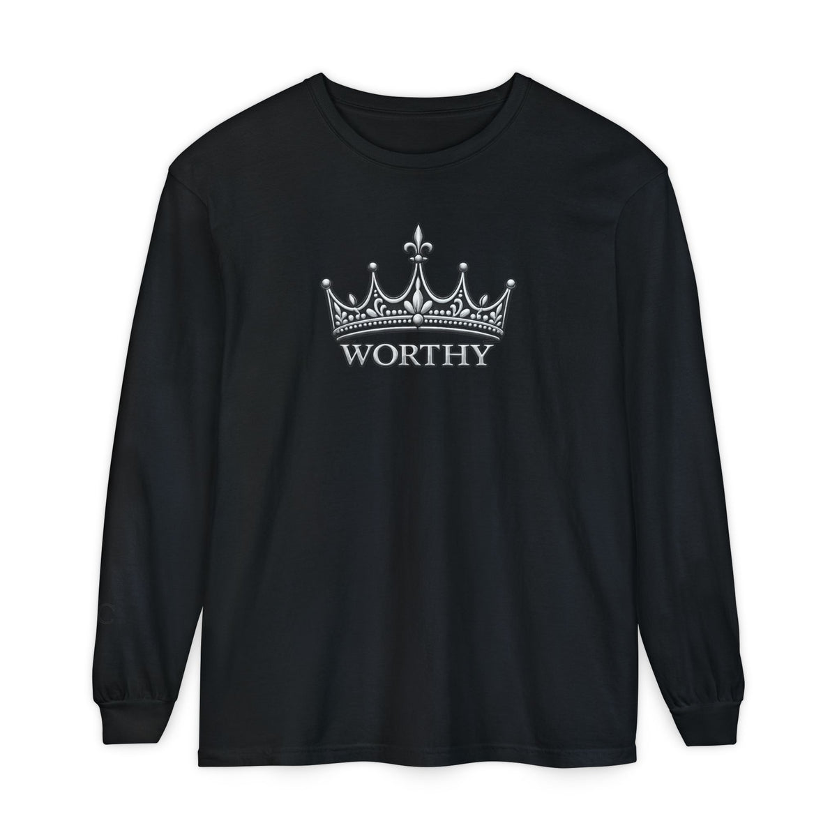 Worthy Crown Long Sleeve T-Shirt