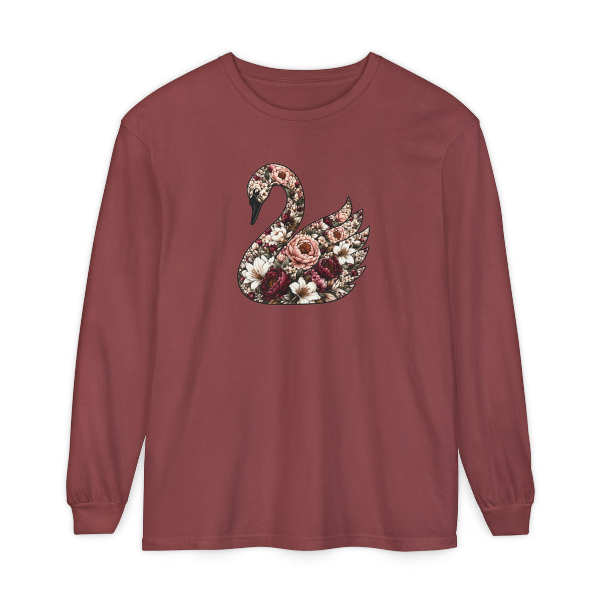 Peony and Plumage Long Sleeve T-Shirt