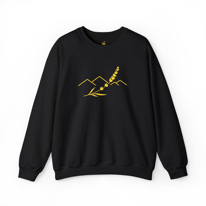 Lavender Ridge Embroidered Sweatshirt