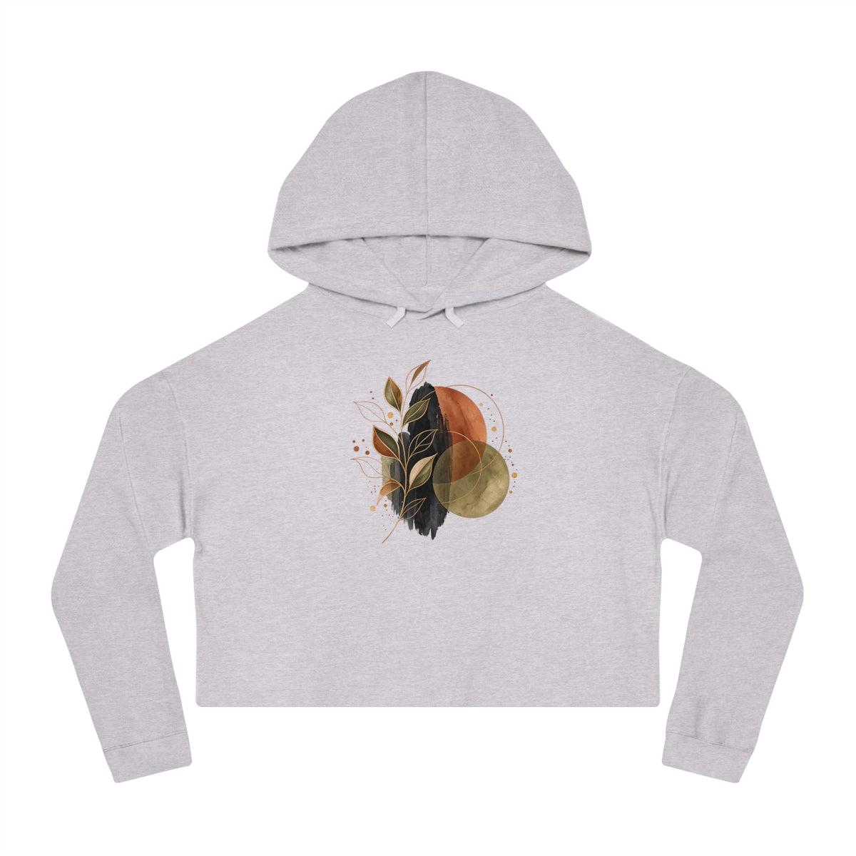Wildly Grounded Cropped Hooded Sweatshirt