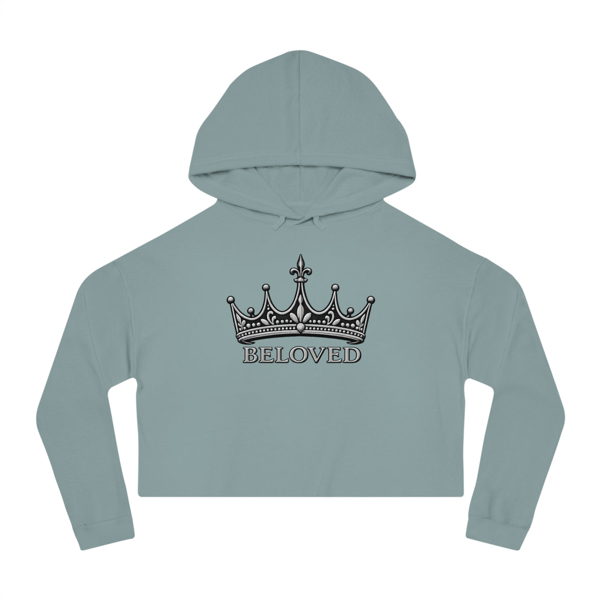 Beloved Crown Cropped Hooded Sweatshirt