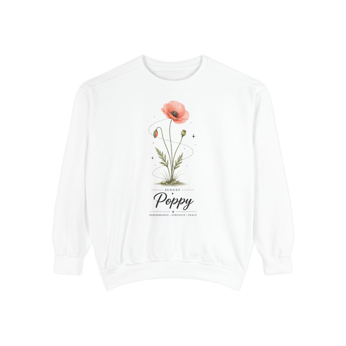 August Birth Flower Sweatshirt