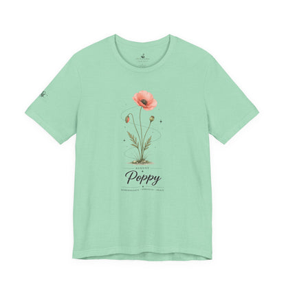 August Birth Flower T-Shirt