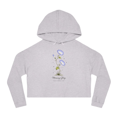 Morning Glory Cropped Hooded Sweatshirt