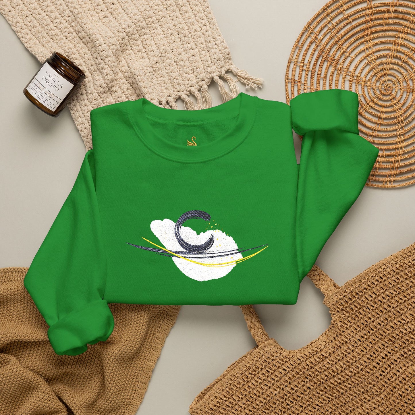 Aligned Embroidered Sweatshirt
