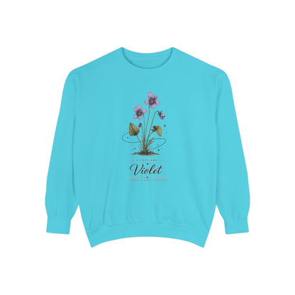 February Birth Flower Sweatshirt