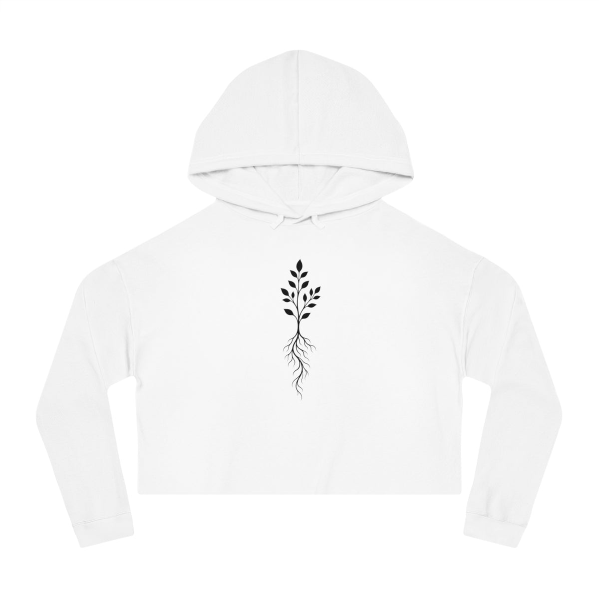 Rooted Grace Cropped Hooded Sweatshirt