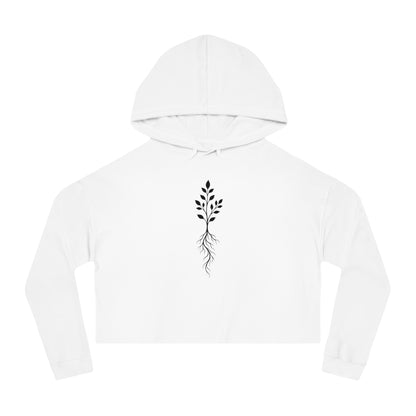 Rooted Grace Cropped Hooded Sweatshirt