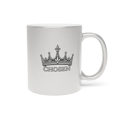 Chosen Crown Metallic Mug (Silver\Gold)