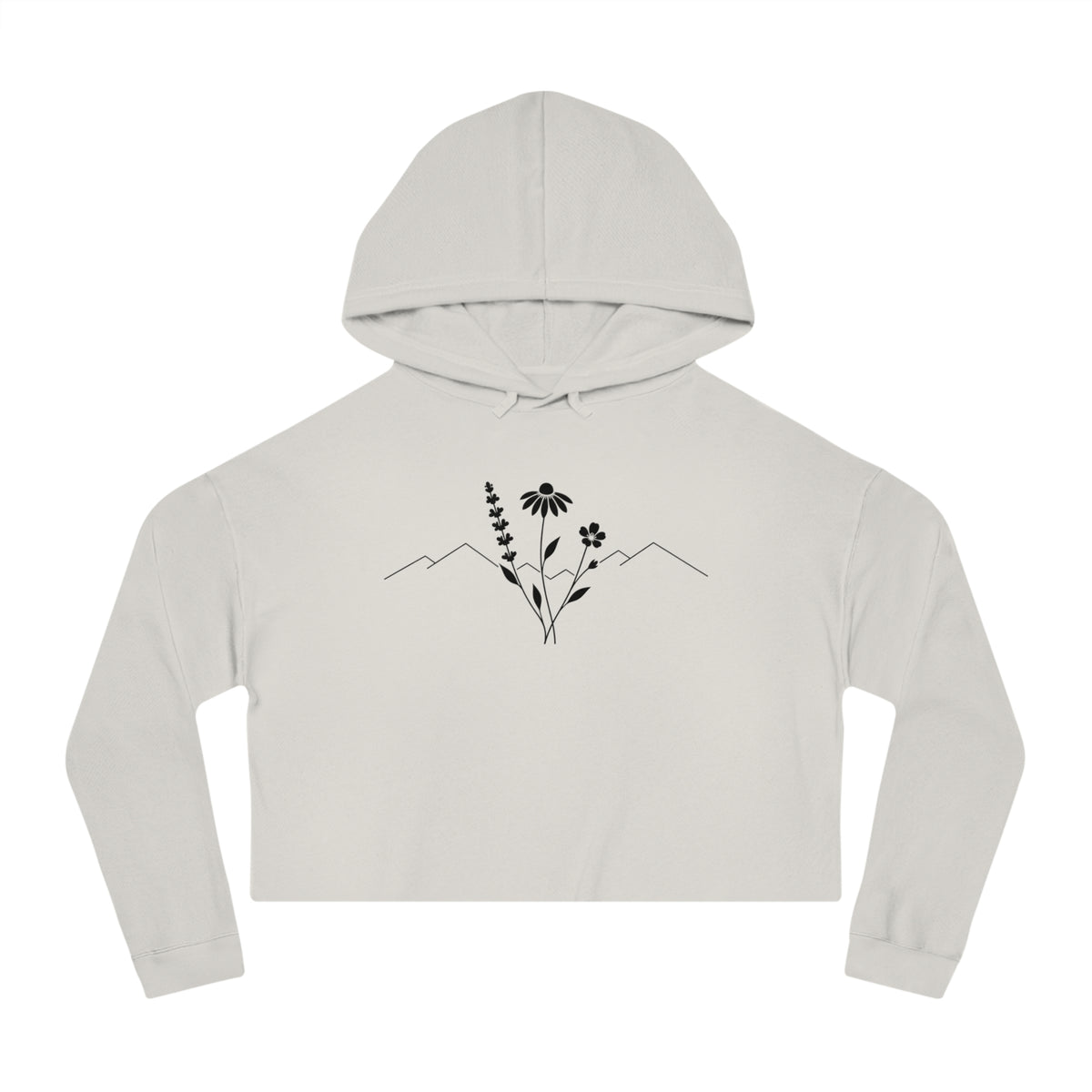 Wildflower Horizon Cropped Hooded Sweatshirt