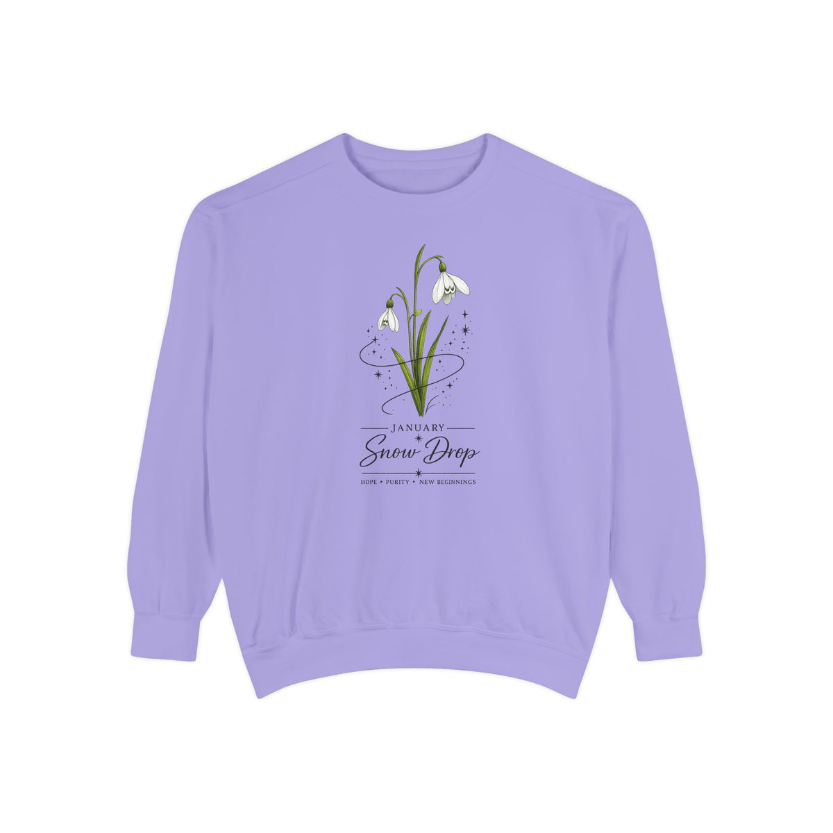January Birth Flower Sweatshirt