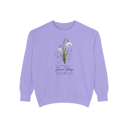January Birth Flower Sweatshirt