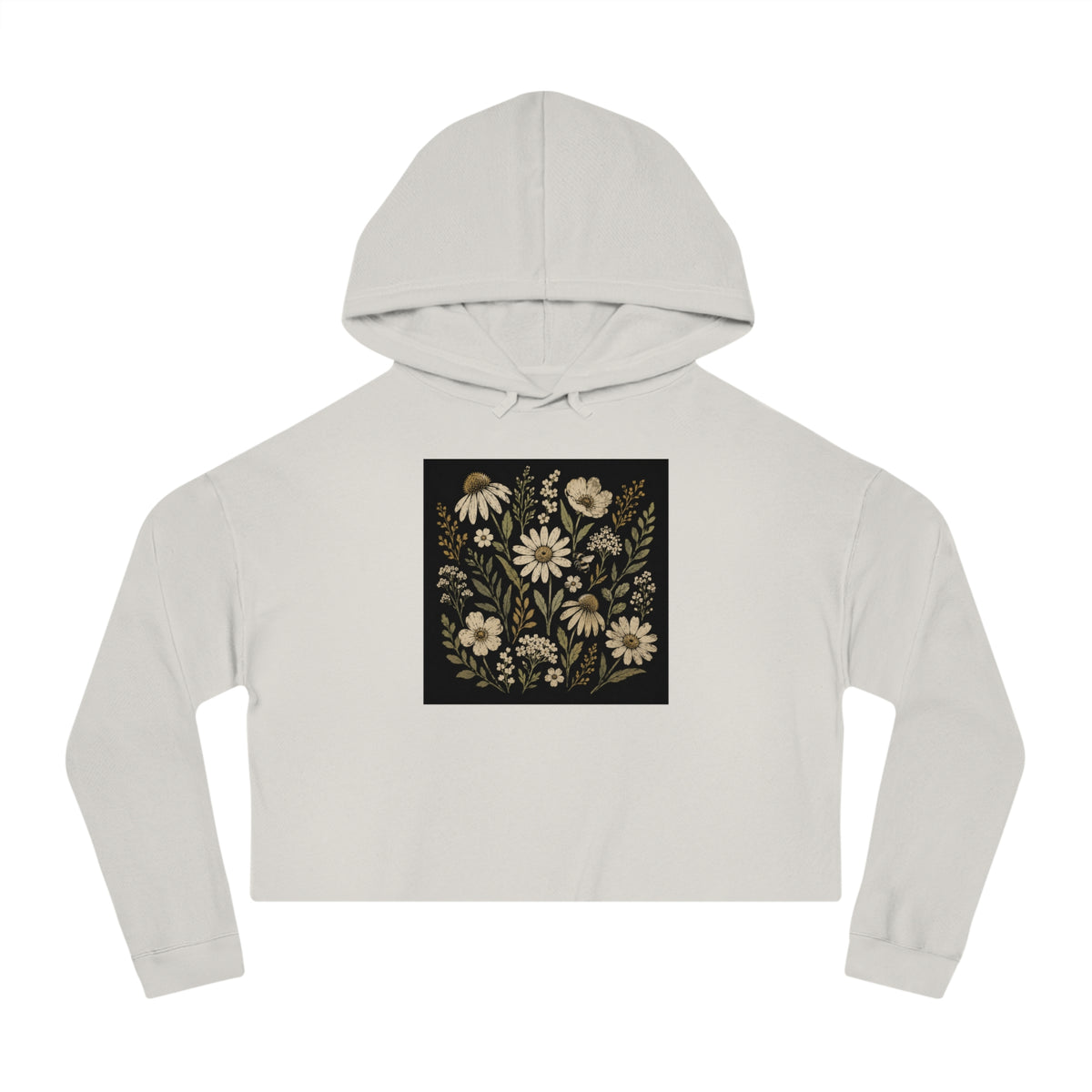 Grace After Dark Cropped Hooded Sweatshirt