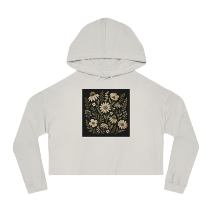 Grace After Dark Cropped Hooded Sweatshirt