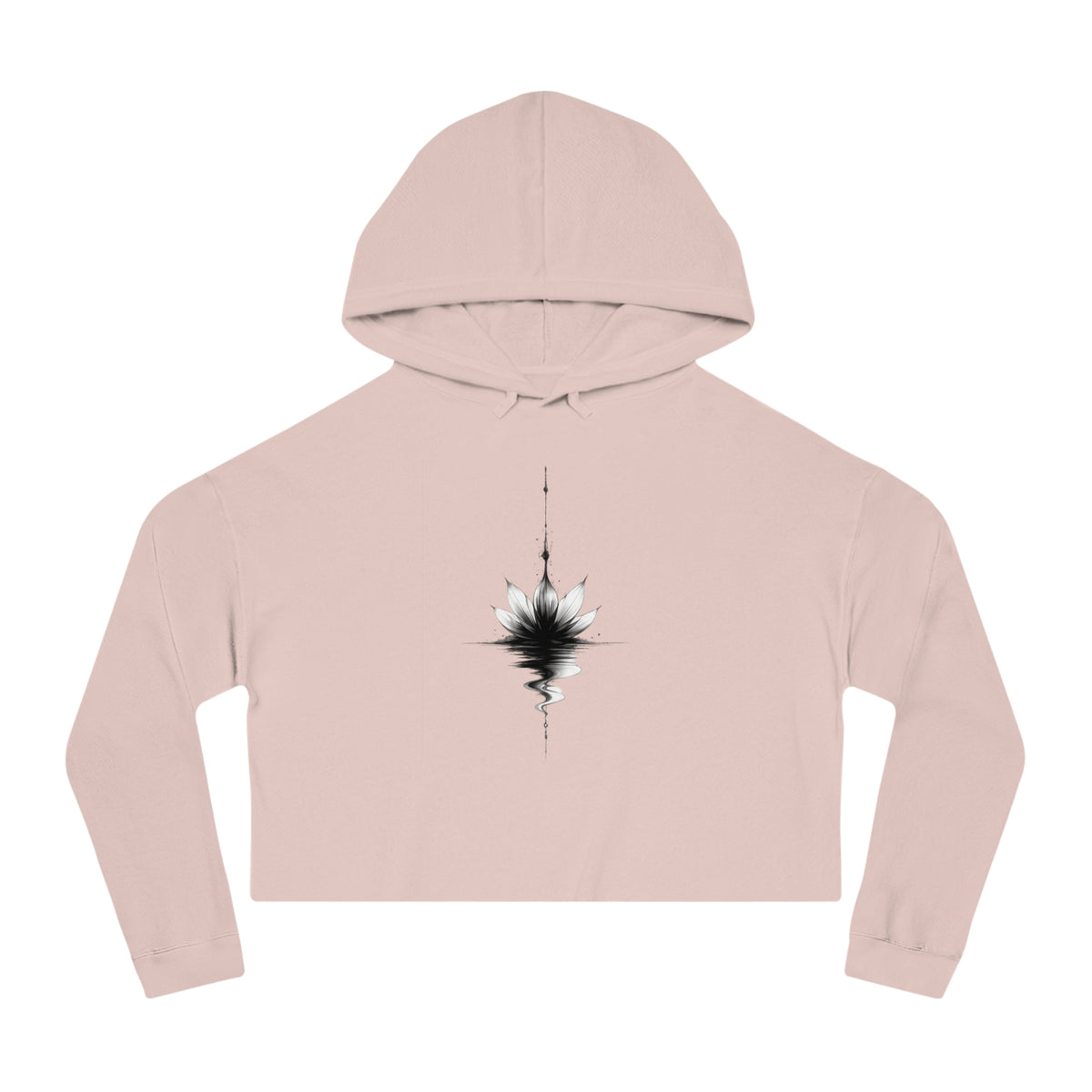 Rise Cropped Hooded Sweatshirt
