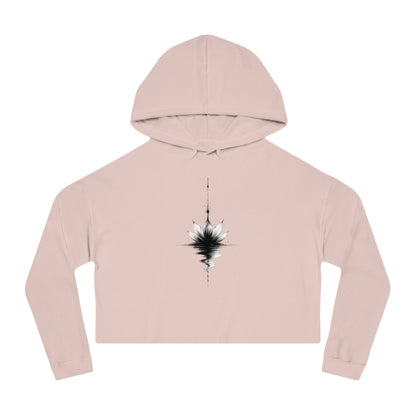 Rise Cropped Hooded Sweatshirt