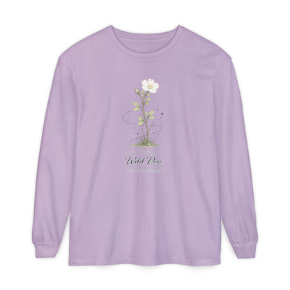 June Birth Flower Long Sleeve T-Shirt