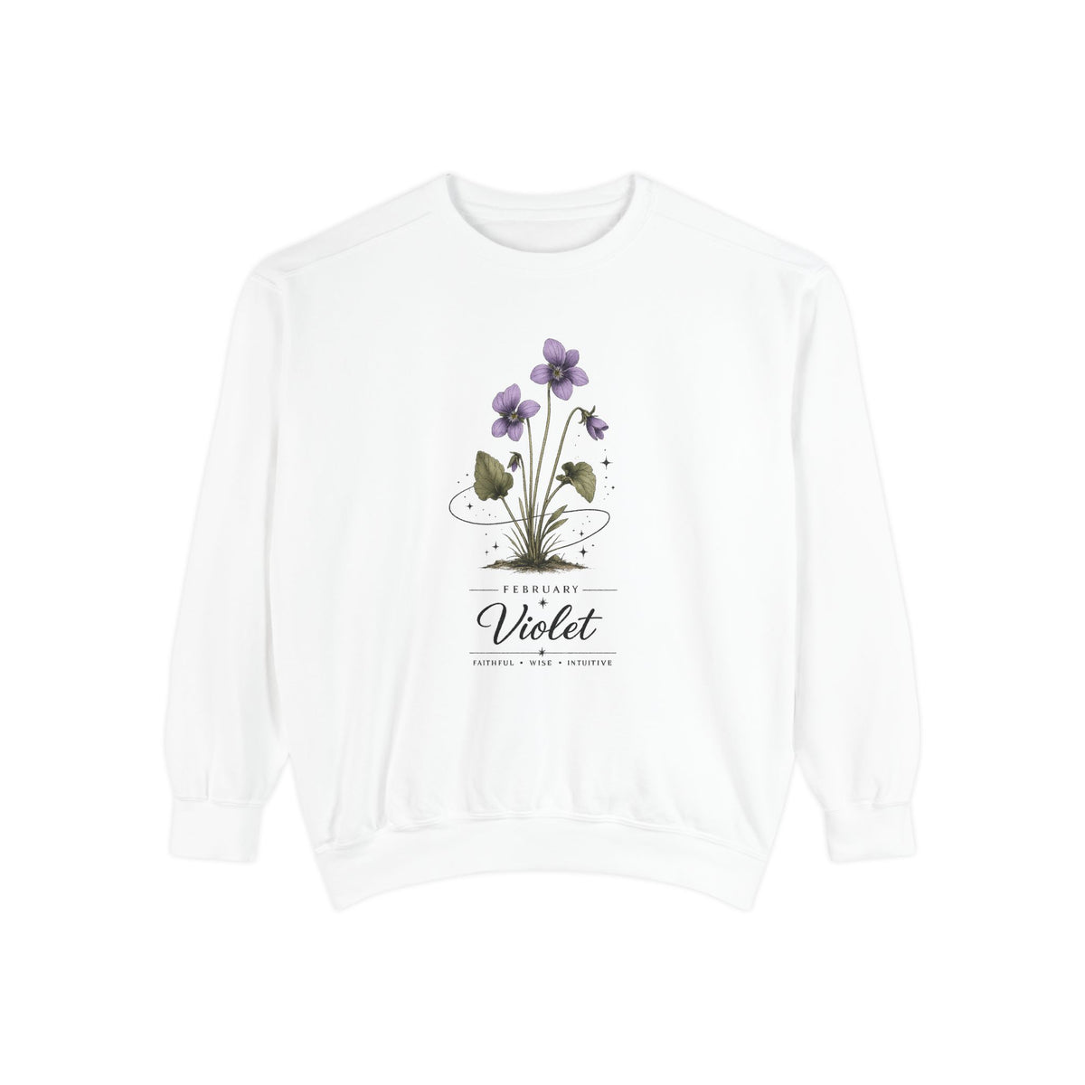 February Birth Flower Sweatshirt