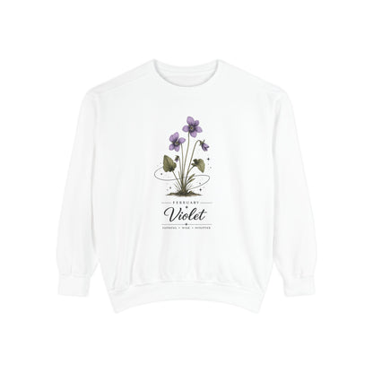 February Birth Flower Sweatshirt