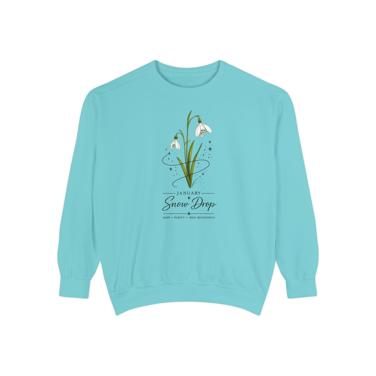 January Birth Flower Sweatshirt