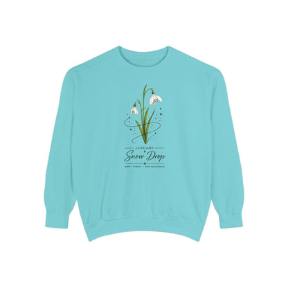 January Birth Flower Sweatshirt