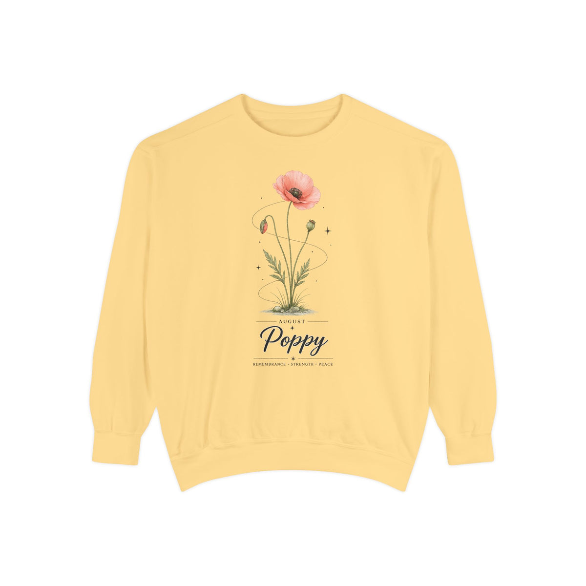 August Birth Flower Sweatshirt