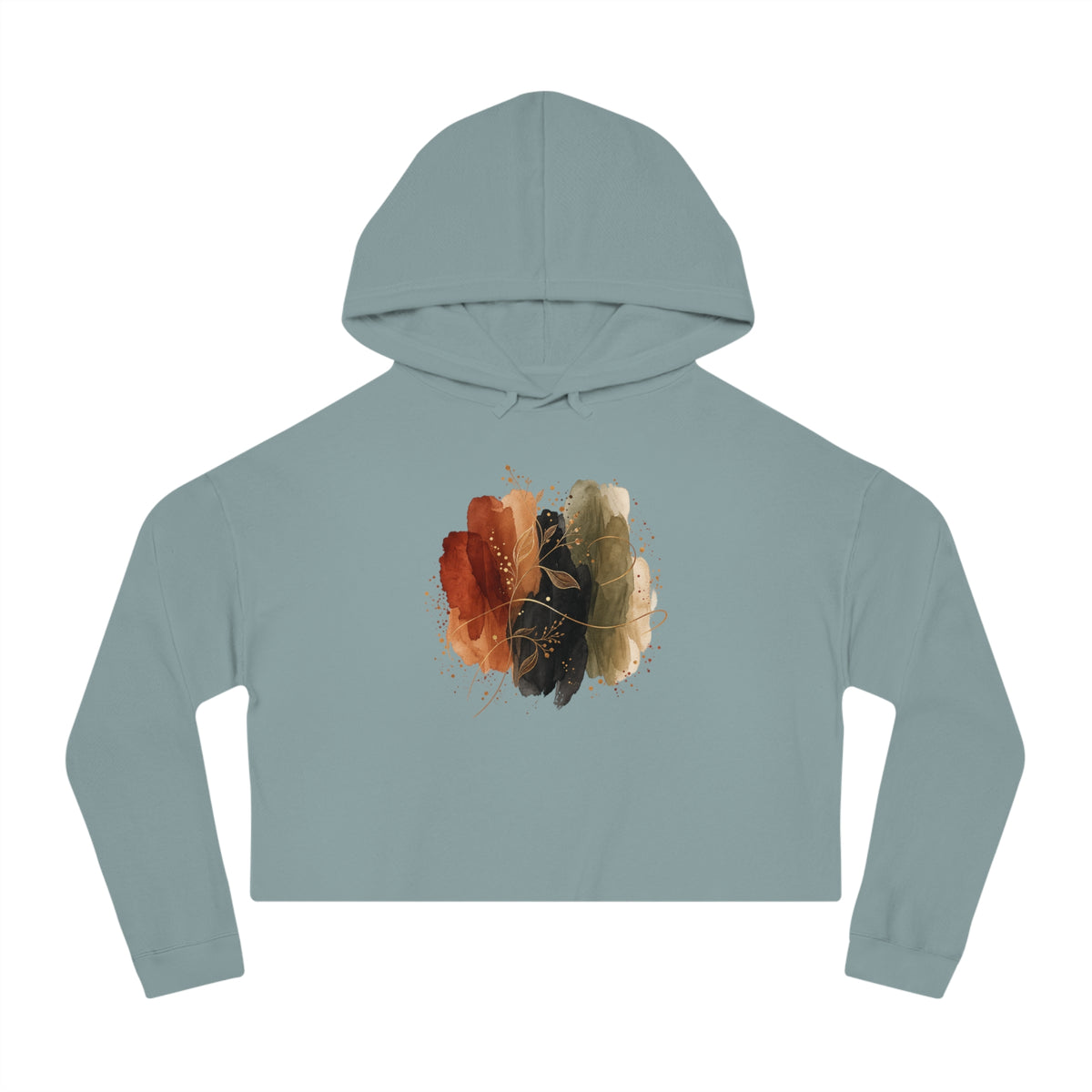 Art of Becoming Cropped Hooded Sweatshirt