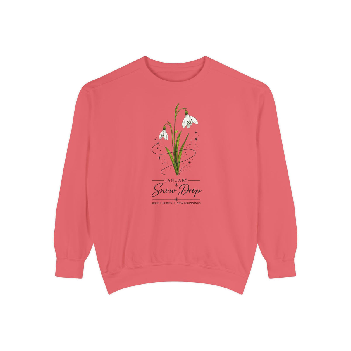 January Birth Flower Sweatshirt