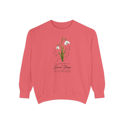 January Birth Flower Sweatshirt