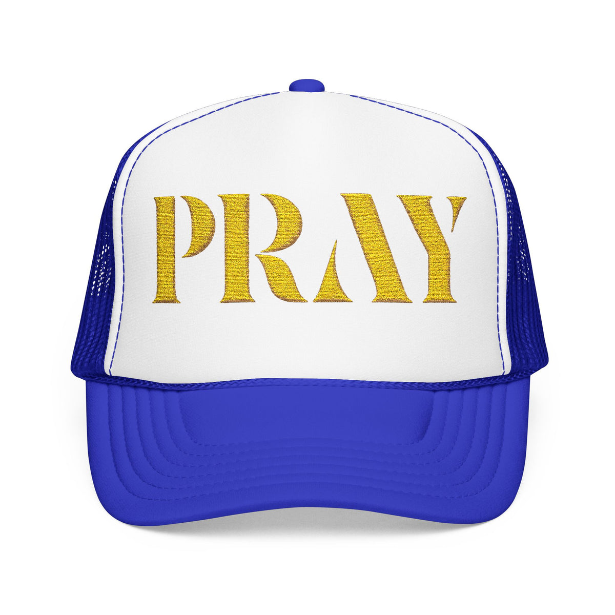Pray Embroidered Foam Trucker Hat