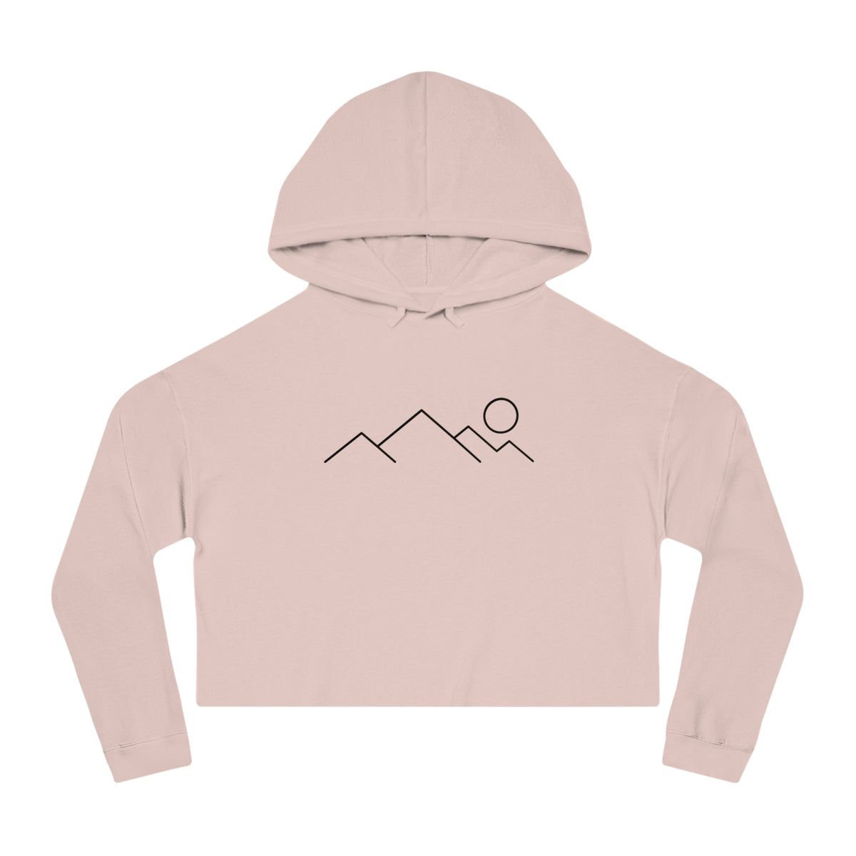 Mountain Majesty Cropped Hooded Sweatshirt