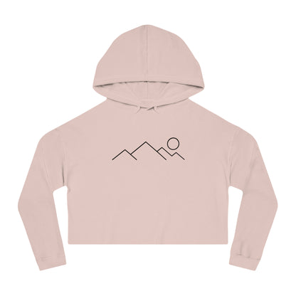 Mountain Majesty Cropped Hooded Sweatshirt