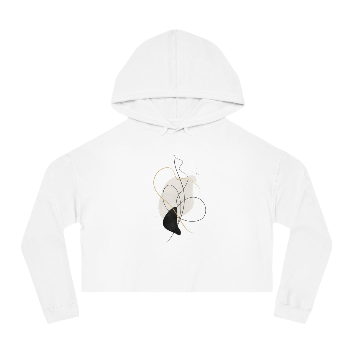Essence Cropped Hooded Sweatshirt