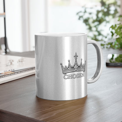 Chosen Crown Metallic Mug (Silver\Gold)