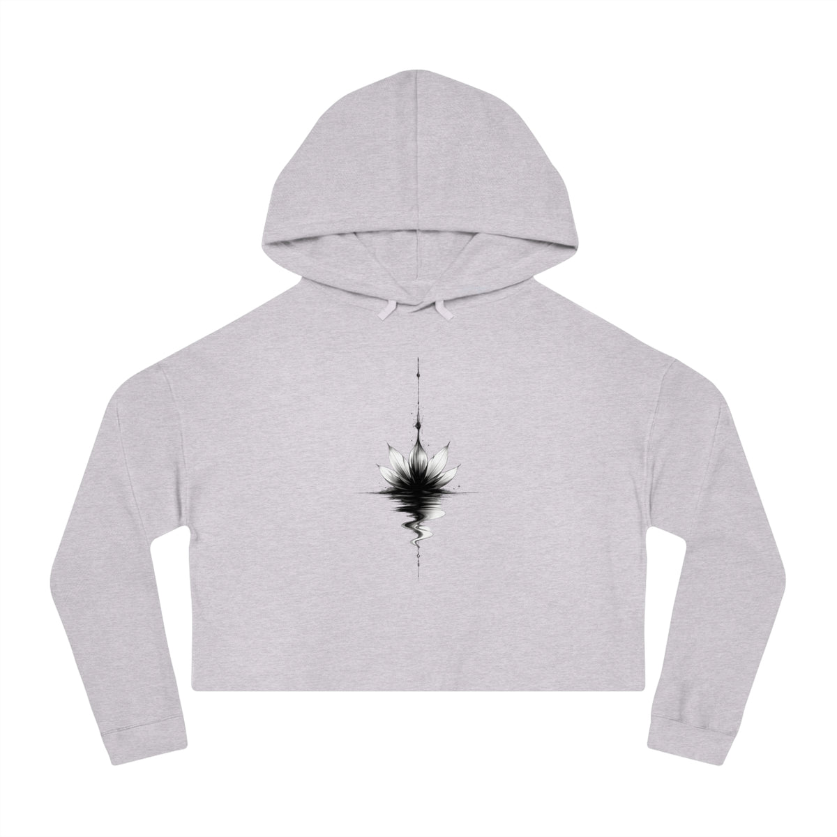 Rise Cropped Hooded Sweatshirt