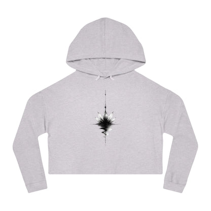 Rise Cropped Hooded Sweatshirt