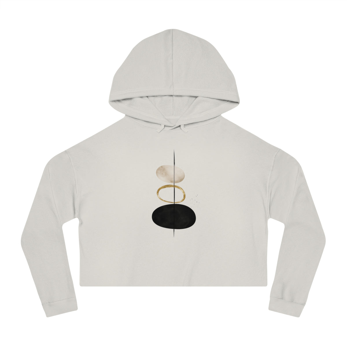 Balance Cropped Hooded Sweatshirt