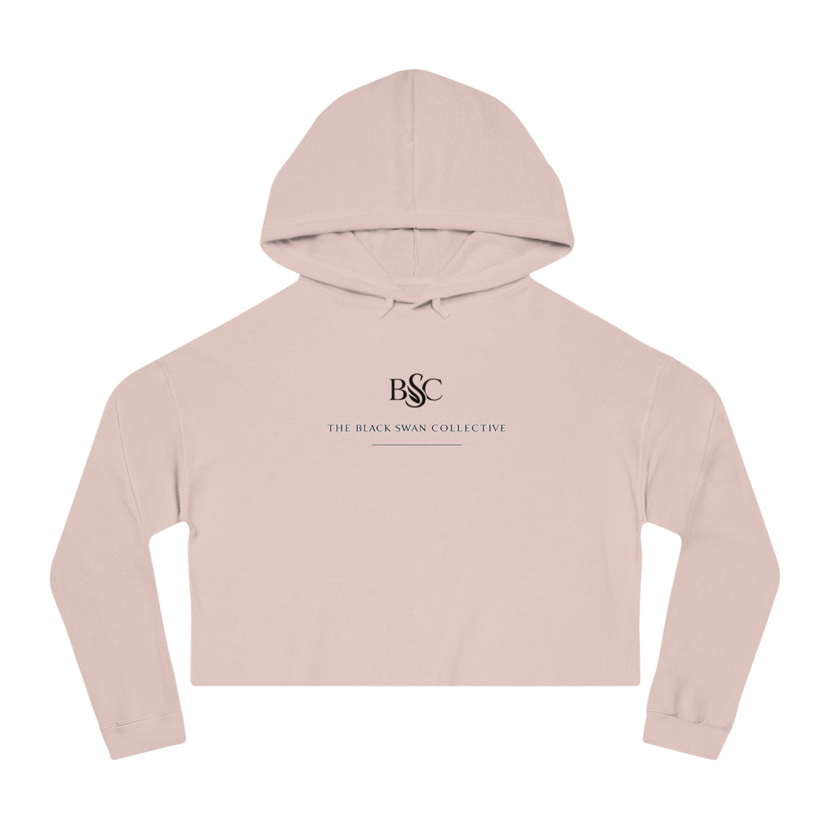 Signature Logo Cropped Hooded Sweatshirt