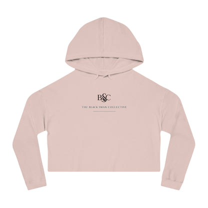 Signature Logo Cropped Hooded Sweatshirt