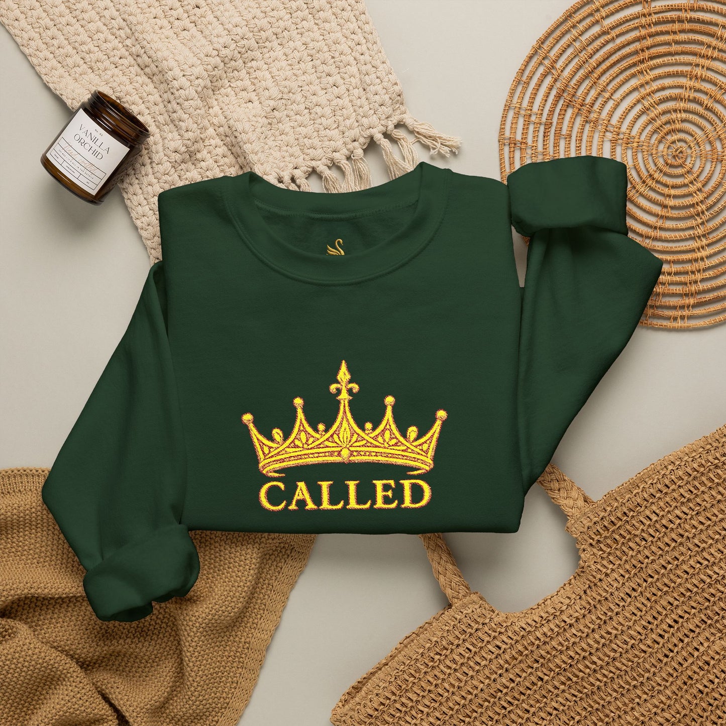 Called Crown Embroidered Sweatshirt
