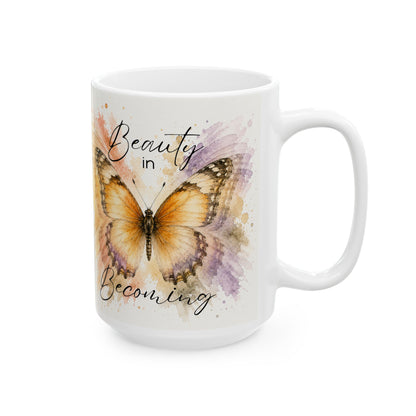 Beauty in Becoming Mug